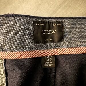 J.Crew Men's Navy 770 Straight Chinos - 34x30